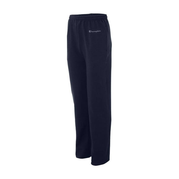 Champion - Eco Open Bottom Sweatpants With Pockets, Navy Medium