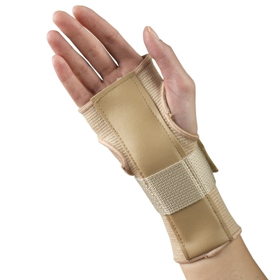 Champion Elastic Pullover Wrist Splint, Reversible, Beige, Large