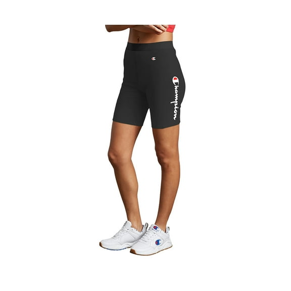 Champion Everyday Bike Womens Active Shorts Size S, Color: Black