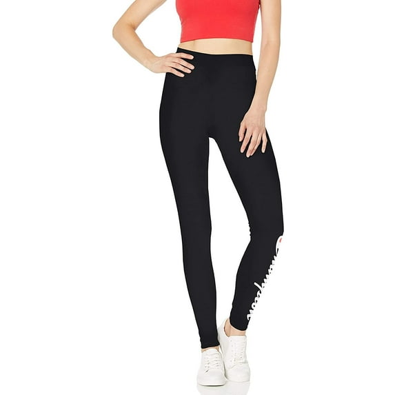 Champion Everyday Legging Womens Active Pants Size S, Color: Black