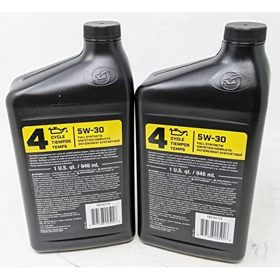 Champion Full Synthetic Motor Oil 5W-30 Quart Bottle 2-Pack 100162119