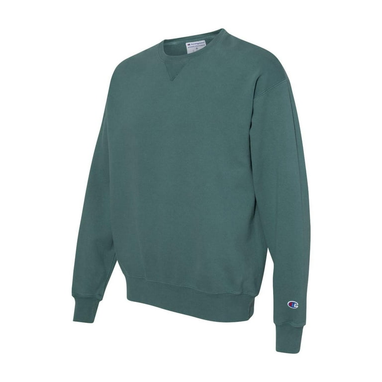 Champion Mens Garment Dyed Crewneck Sweatshirt