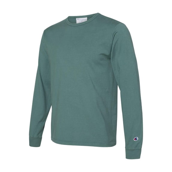 Champion Garment-Dyed Long Sleeve T-Shirt