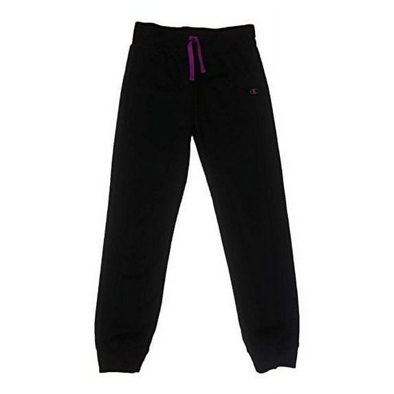 Champion Gear Performance Girls' Poly Fleece Jogger Pants C7738R Black Small