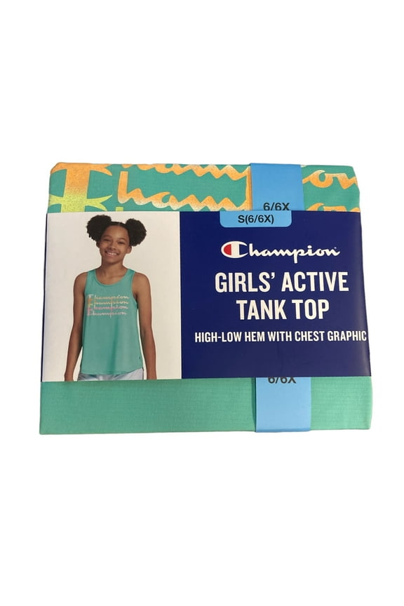 Girl's Sporty Short Cap Sleeve Everyday Graphic T-Shirt (Pacific Aqua, 14/16)