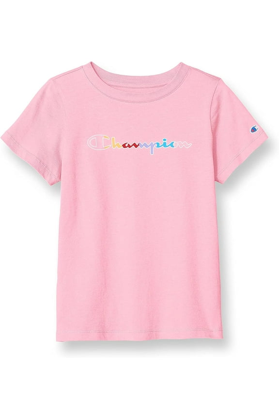 Girl's T-Shirt Kids' Tee Cotton Tee Multiple Graphics Pink Youth Sz Small (7/8)