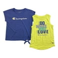 thumbnail image 1 of Champion Girls 2-Pack Active Wear UPF 30 Moisture Wicking T-shirts, 1 of 1