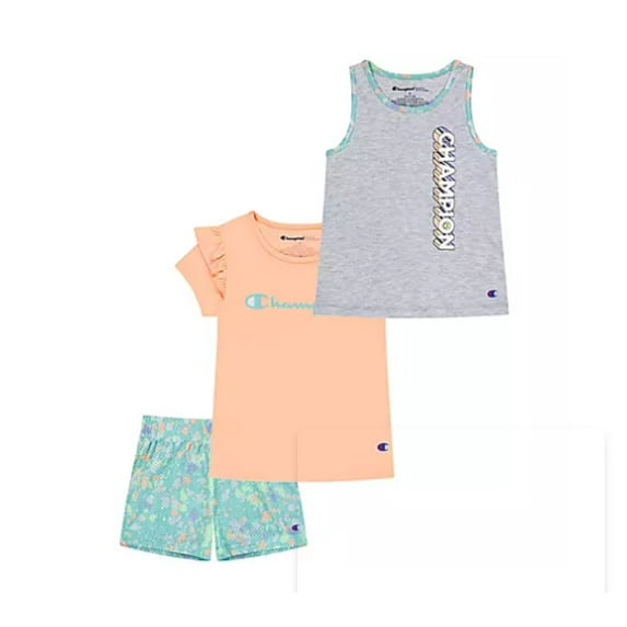 Champion Girls' 3 Piece Toddler Active Set