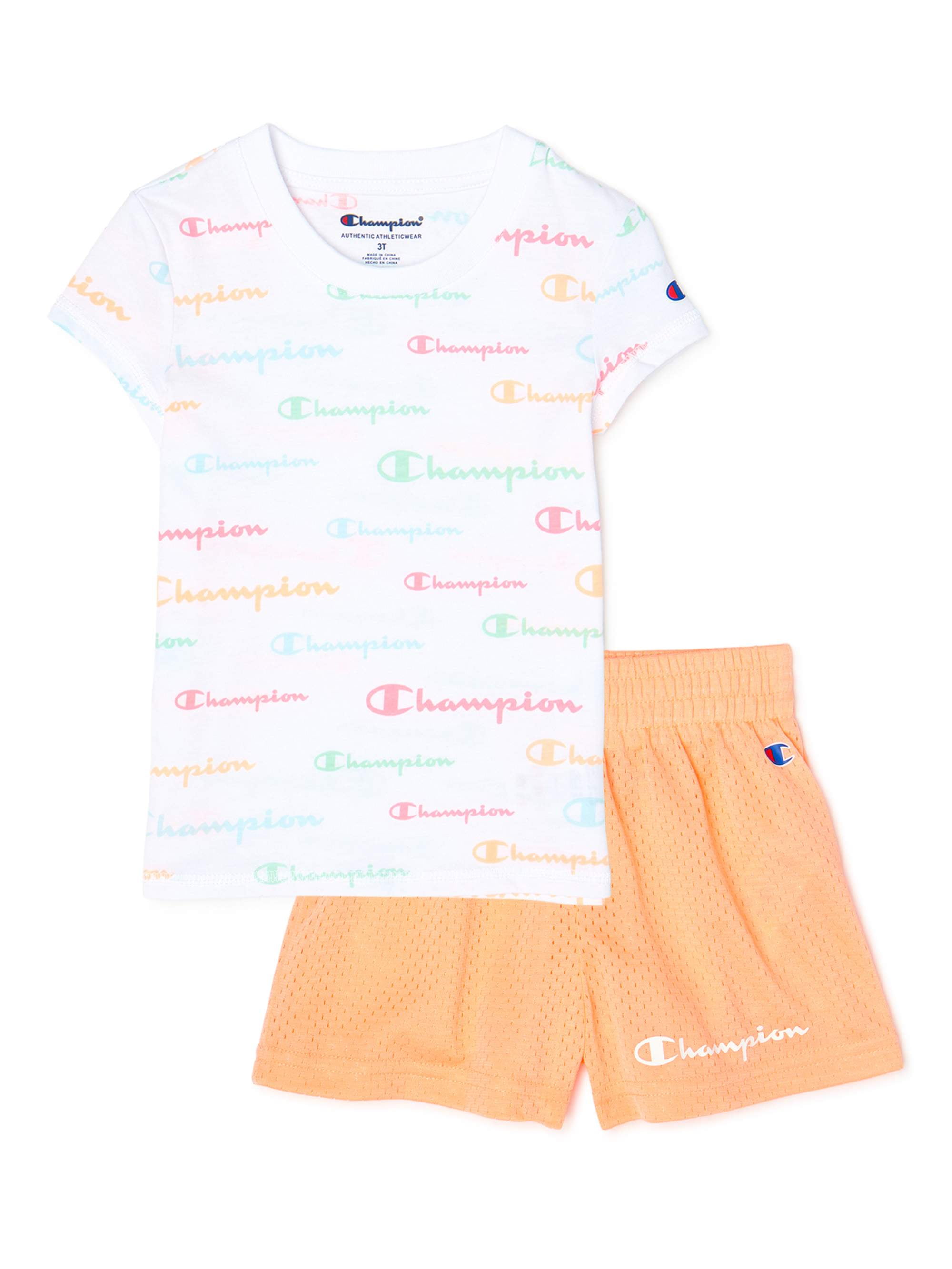 two piece champion short set