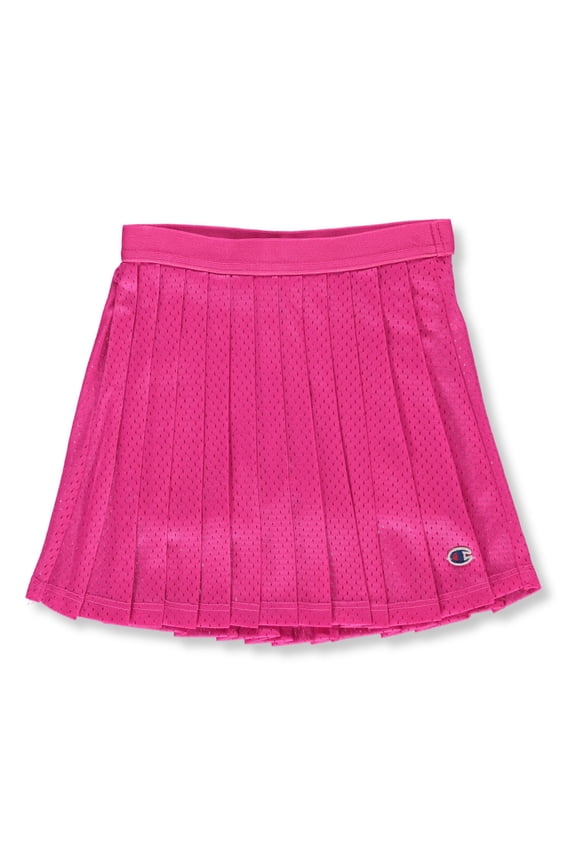 Girls' Athletic Mesh Scooter Skirt Color: neon pink Size: 4