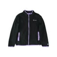thumbnail image 1 of Champion Girls Lightweight Black & Purple Fleece Jacket Sweatshirt S (7-8), 1 of 2