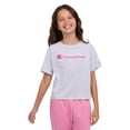 thumbnail image 1 of Champion Girls Meet and Greet Loose-Fit Tee - Heather Gray - Size Large, 1 of 4