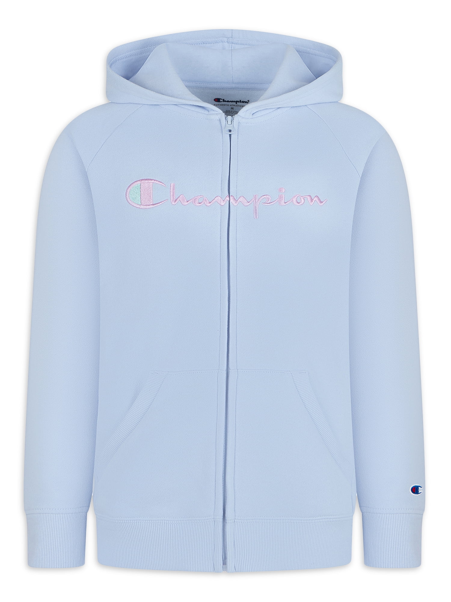 Champion Girls Raglan Full Zip Hoodie, Sizes 7-16