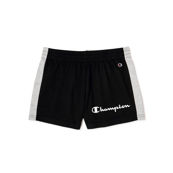 Champion Girls’ Side Taped French Terry Shorts, Sizes 7-16