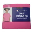 thumbnail image 1 of Champion Girls' Soft Graphic Everyday Boxy Fit With Front Pocket Tee (Camelia Rose, S (6/6X)), 1 of 2