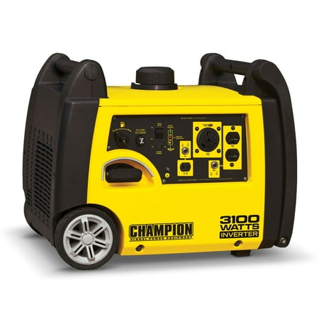 Champion Global Power Equipment 3100 Watt Recoil Start Inverter Generator, Ultra Quiet Operation