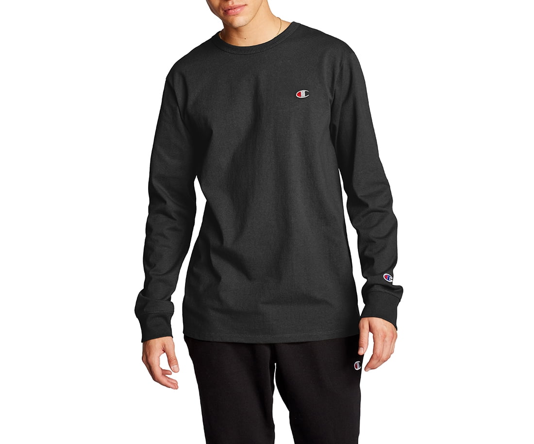 Champion Heritage Block Arch Long Sleeve Mens Active Shirts & Tees Size
