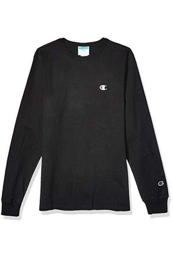 Heritage Long Sleeve Tee-Oversized Block Arch Mens Active Shirts & Tees Size S, Color: Black