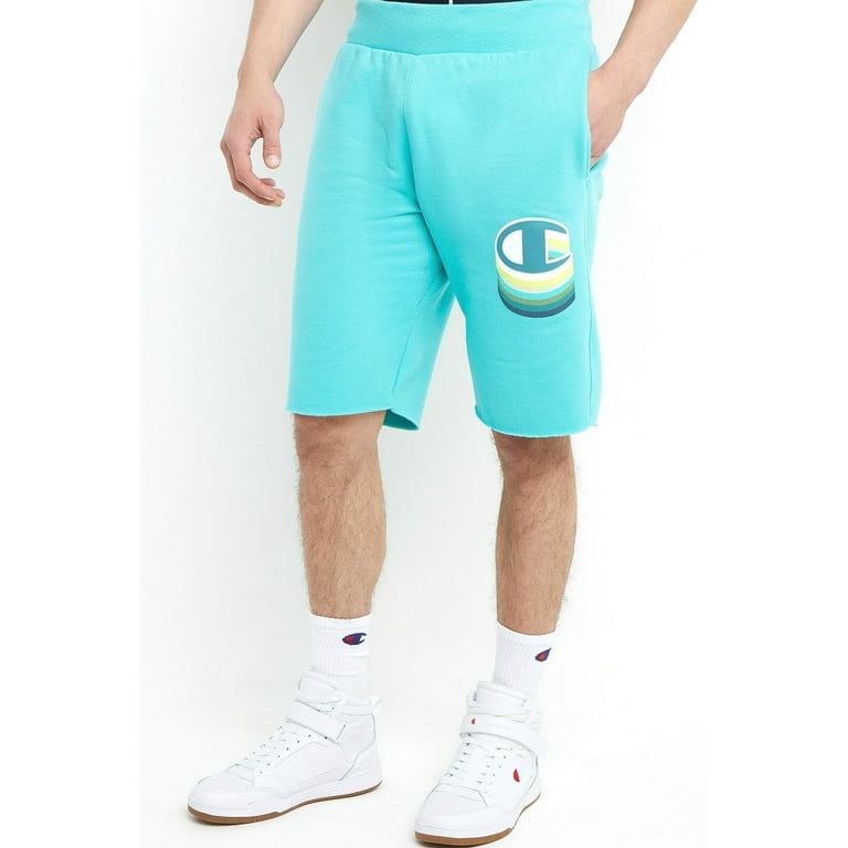 Champion reverse weave shorts teal online