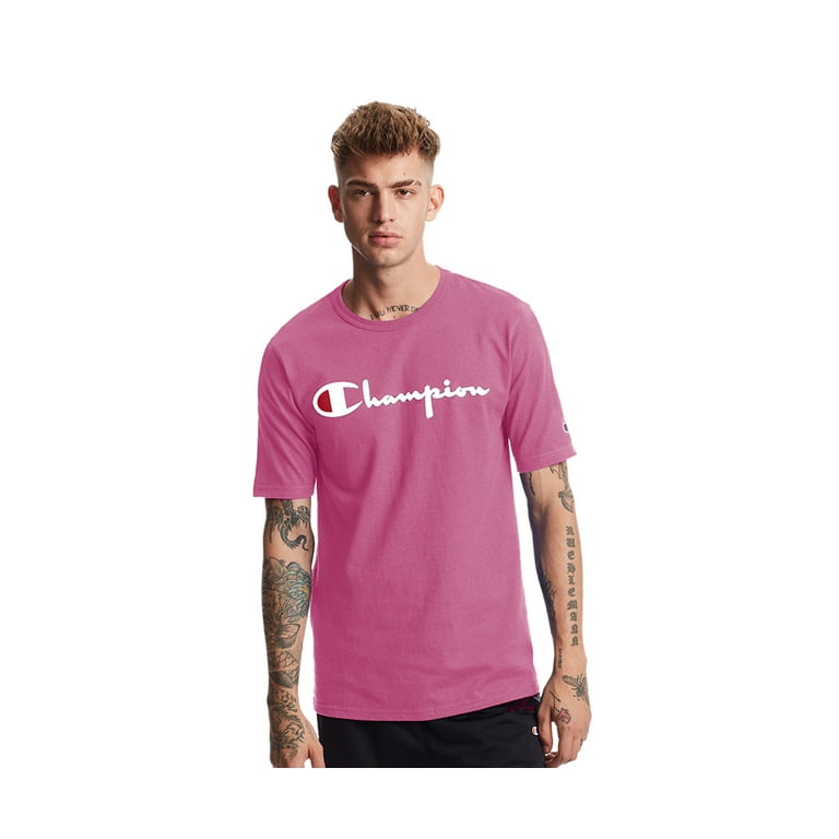 Champion Heritage T Shirt Pink Large Men s