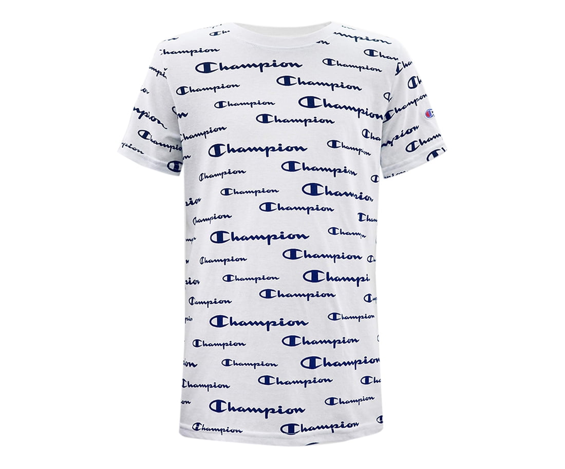 Champion Heritage Shirt All Over Print Graphic Top Boys Active Shirts