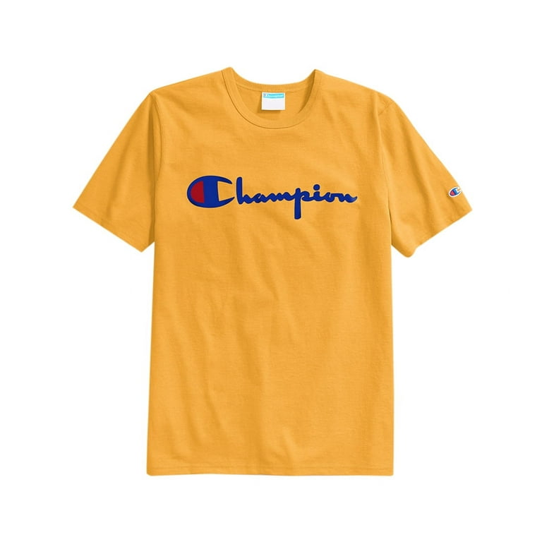 Champion shirt gold clearance