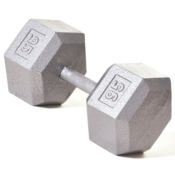 Champion Hex Dumbbell with Ergo Handle, 95-Pound