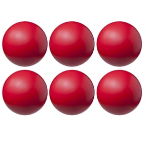 Champion High Density Coated 4" Foam Ball Red Pack of 6 CHSHD4-6