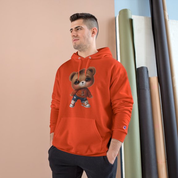 Champion Hoodie (Color:Orange; Size:S;)