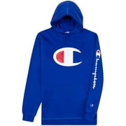 CHAMPION Hoodie for Men Big And Tall Mens Oversized Pullover Fleece Sweatshirt Royal Blue