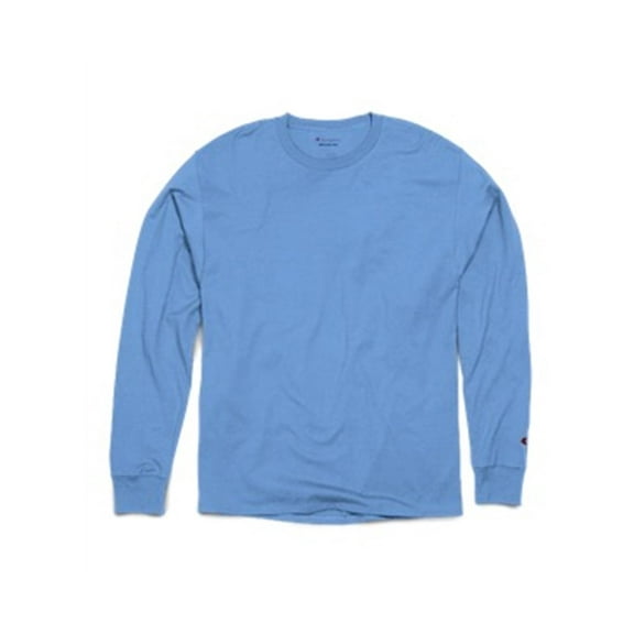 CP15 Hanes Champion Adult Long-Sleeve Ringspun T-Shirt - Light Blue - L
