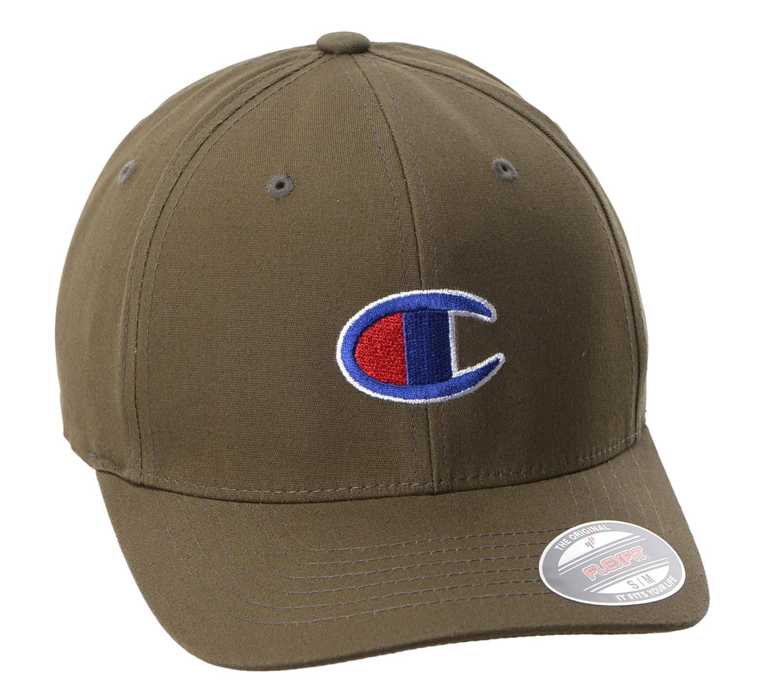 Champion Icon Men s Flexfit Curved Bill Hat Green S M Walmart