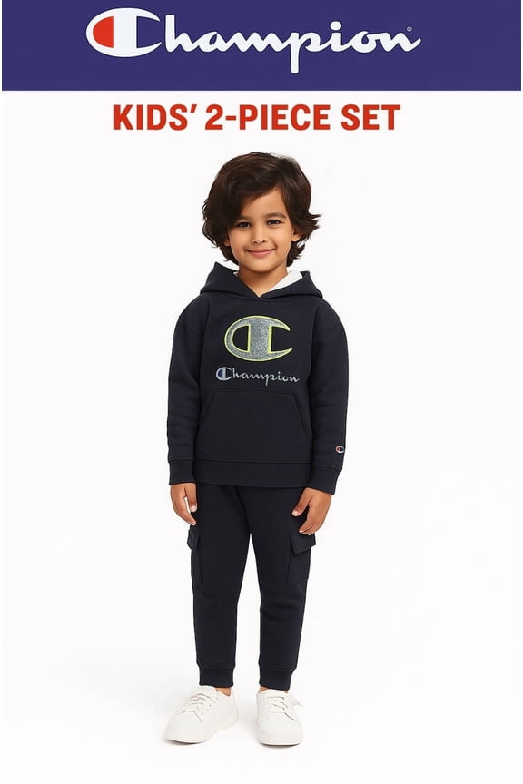 Kids 2-Piece Set (3T, Black)