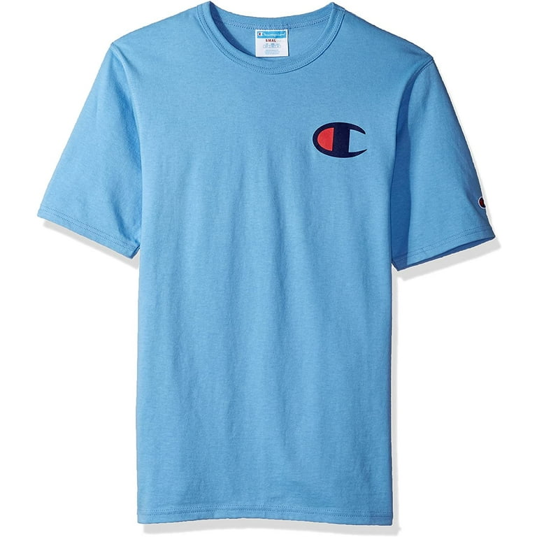 Swiss blue champion t shirt cheap