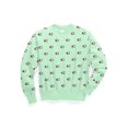 thumbnail image 1 of Champion LIFE Men's Reverse Weave Crew-Print, Scribble Logo Waterfall Green, X-Small, 1 of 4