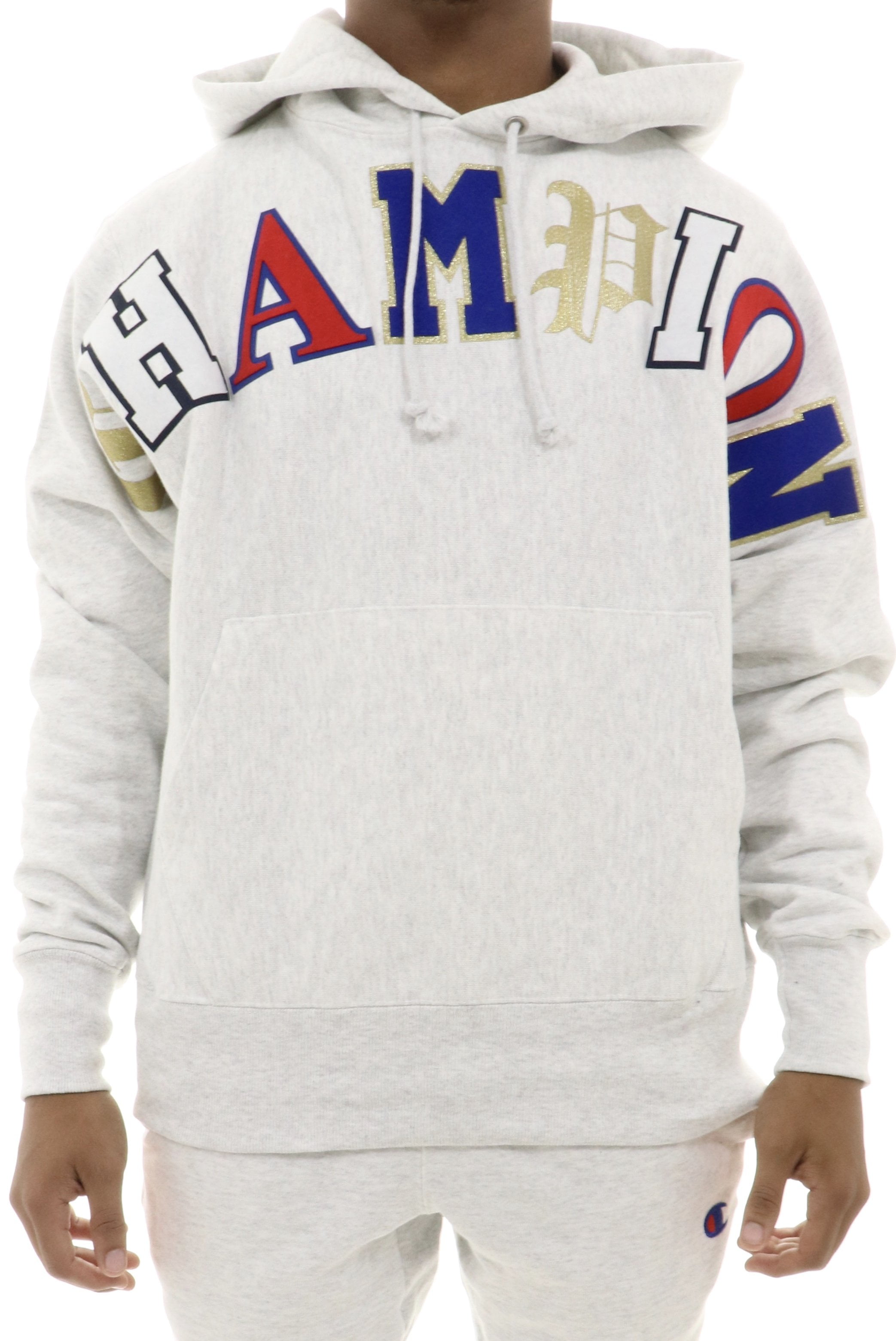Champion reverse weave top old english pullover hoodie