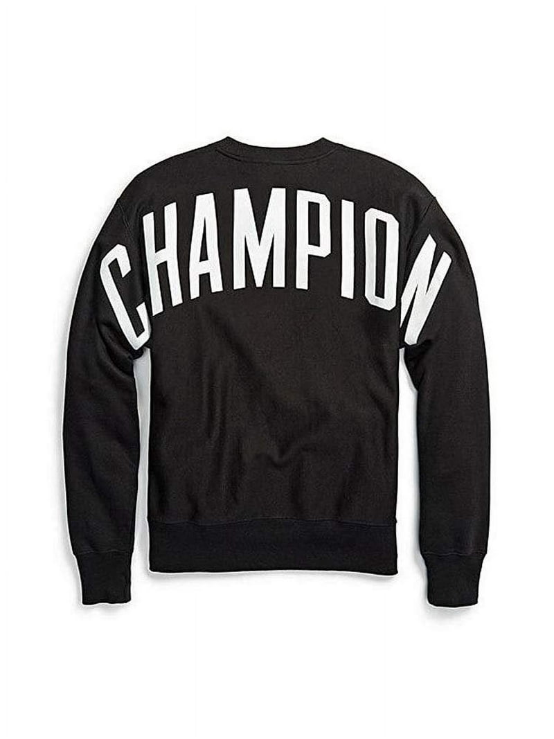 Champion LIFE Men's Reverse Weave Sweatshirt, Black/Champion