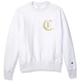 thumbnail image 1 of Champion LIFE Men's Reverse Weave Sweatshirt, gfs Silver Grey w/Old English Lettering, Medium, 1 of 4