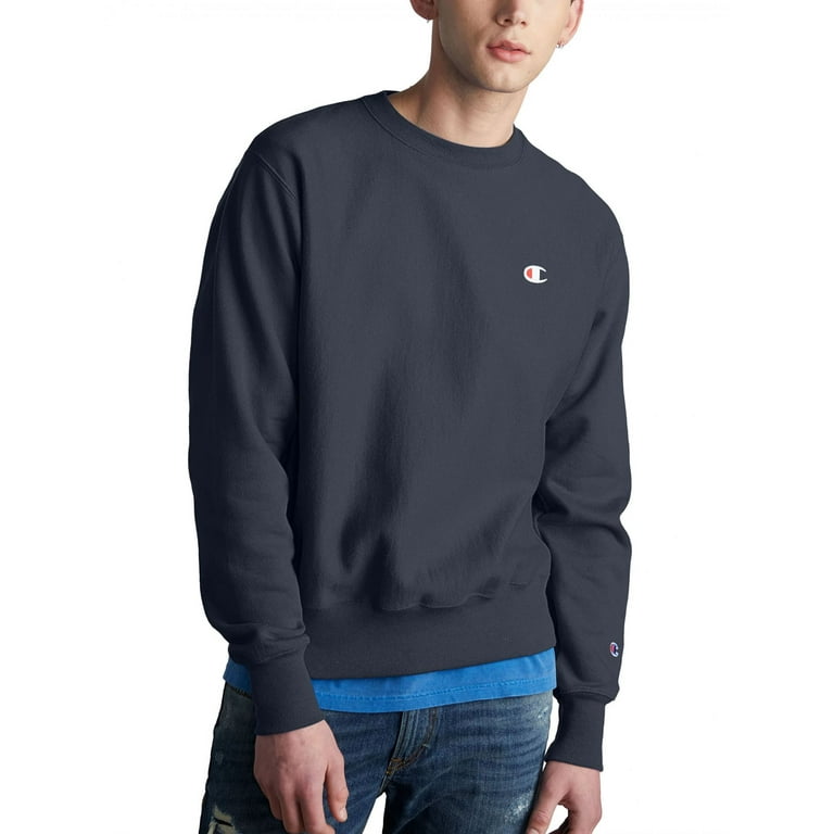 Champion LIFE Mens Reverse Weave Sweatshirt NVY XL Walmart