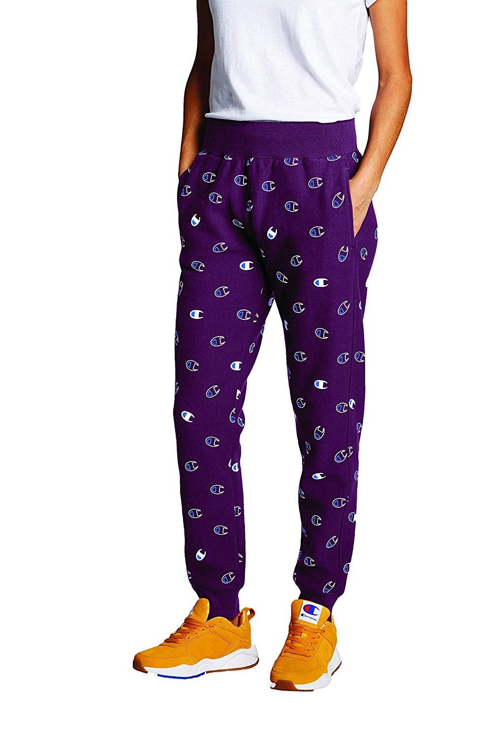 Champion LIFE Women s Reverse Weave Jogger Tossed C Logos AOP