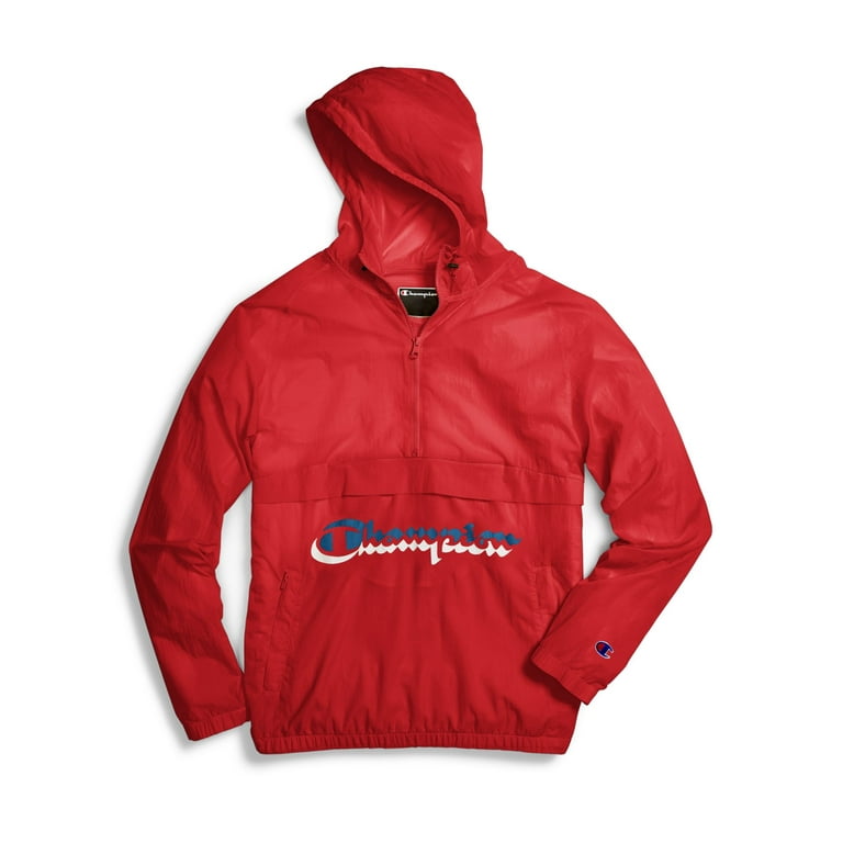 Champion Life Adult Pullover Anorak Jacket 3XL Scarlet Walmart