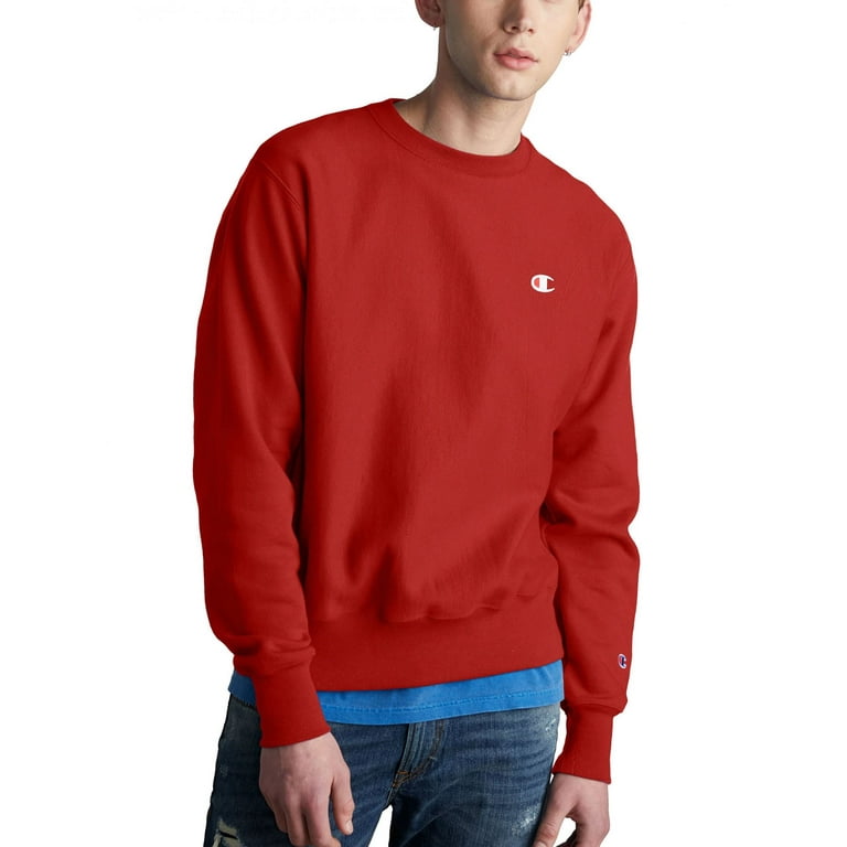 Champion reverse weave crew red hotsell