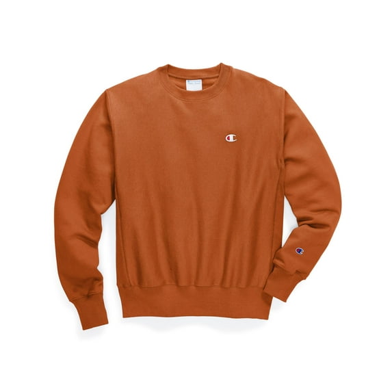Champion Life Adult Reverse Weave Crew, S, Burnt Orange
