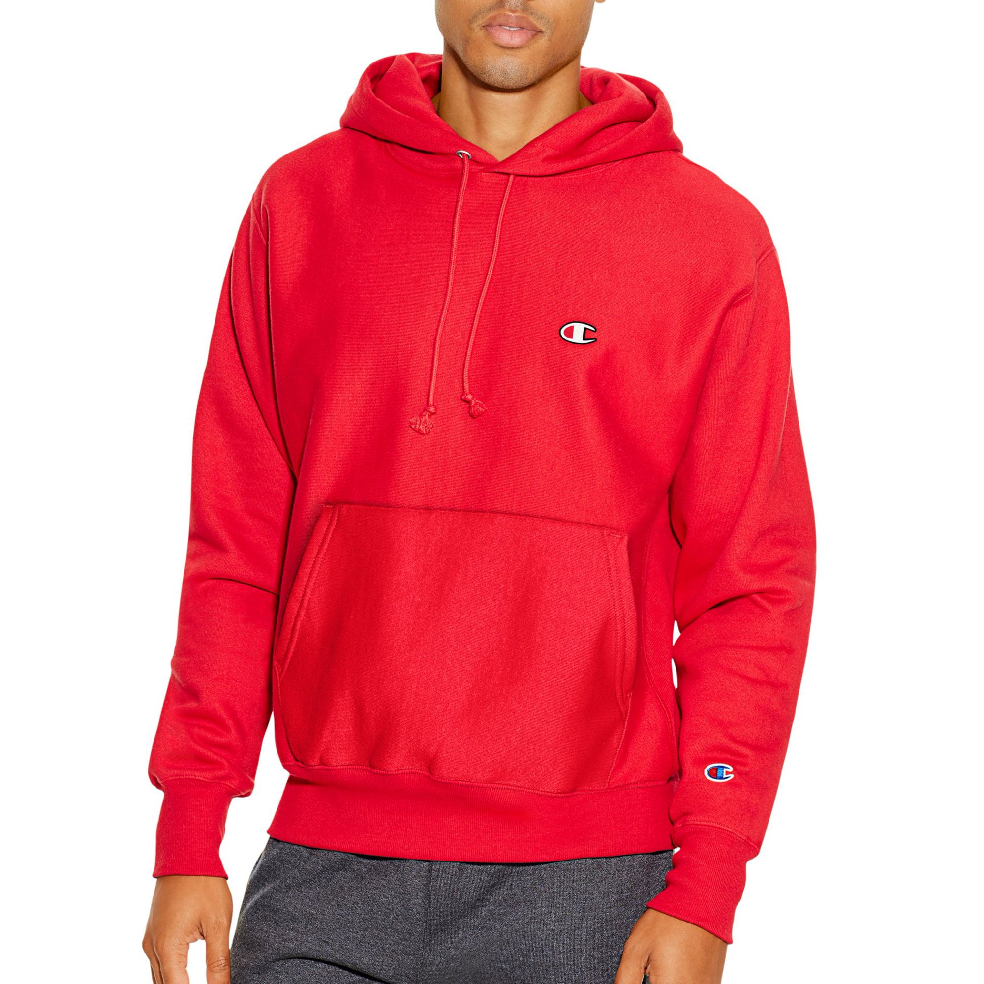 Champion Life Adult Reverse Weave Pullover Hoodie, M, 68 Team Red