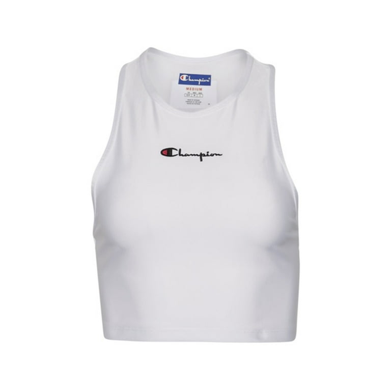 Champion Life Limited Edition Fitted Cropped Womens Active Shirts Tees Size Xl Color White
