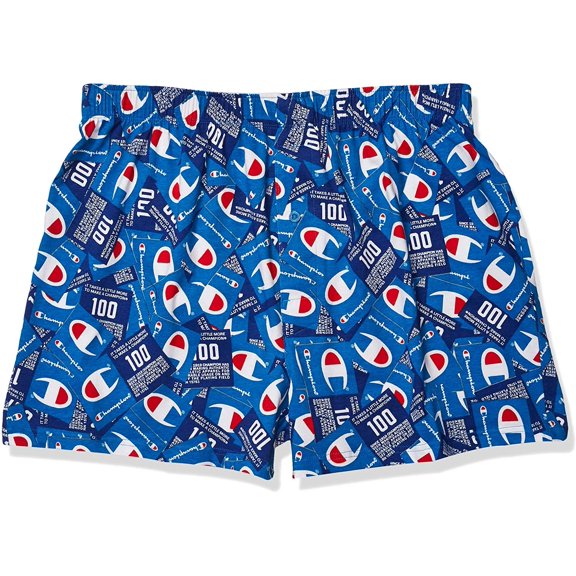 Champion Life Men's C Logo Knit Boxer, 1-Pair