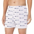 thumbnail image 1 of Champion Life Men's C Script Knit Boxer, White, Small, 1 of 2
