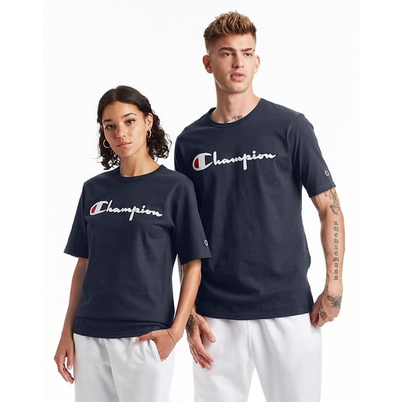 Champion Life® Men's Heritage Tee, Flock 90s Logo