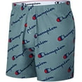 thumbnail image 1 of Champion Life Men's Knit Boxer, Grey c Script Print, Medium, 1 of 3