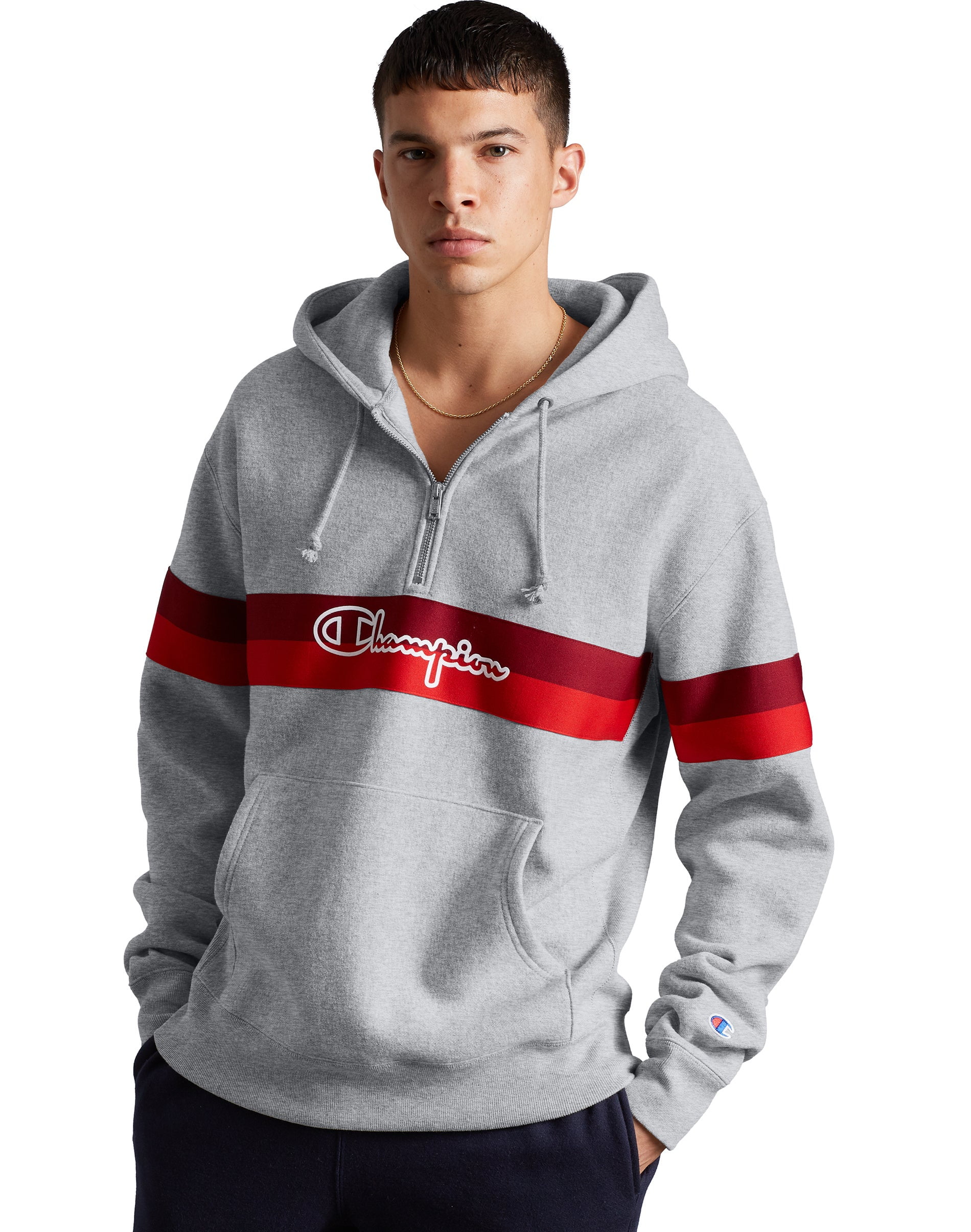 Champion half store zip hoodie